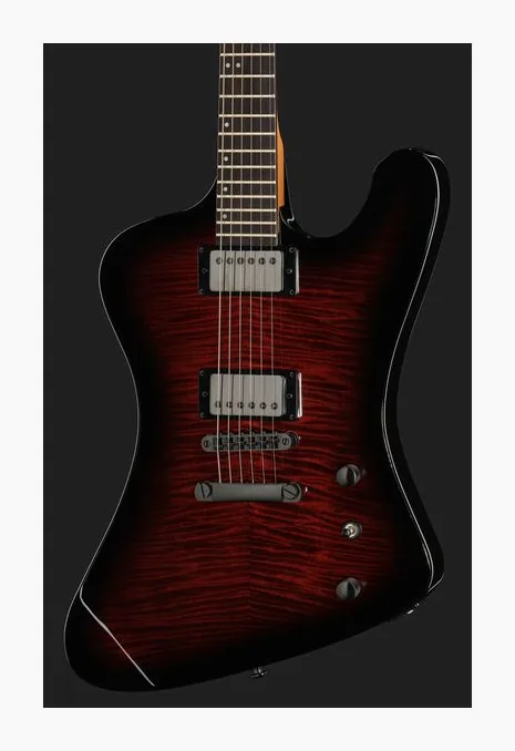 ESP LTD PHX-200DX RB, cejuela y primeras posiciones del diapasón