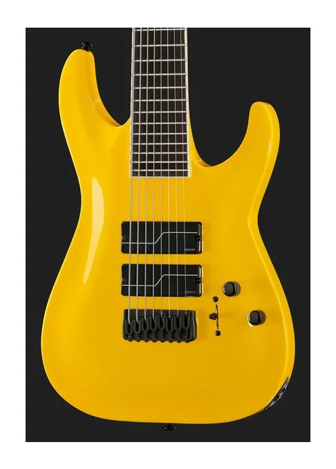 ESP LTD SC-607B Magenta Metallic, perfil lateral del cuerpo