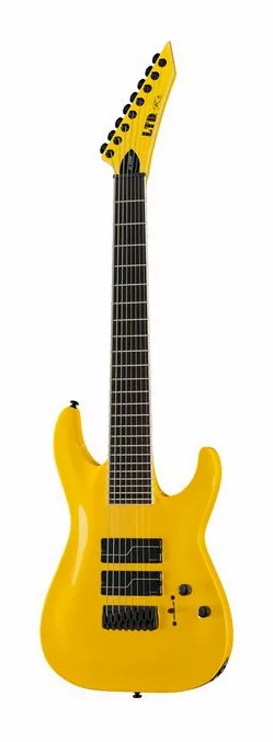 ESP LTD SC-607B Magenta Metallic visto de frente