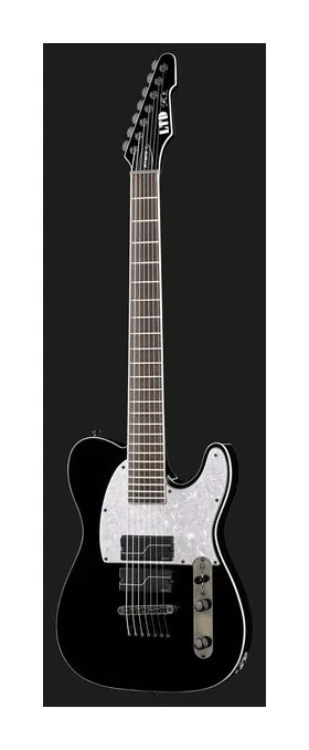 ESP LTD SCT607 Baritone Black, selector de pastillas y jack de salida