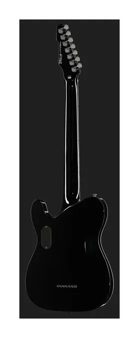 ESP LTD SCT607 Baritone Black, curvas del cuerpo vistas desde arriba