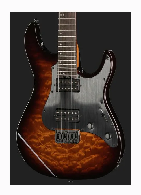 ESP LTD SN-1007 Bar HT BK Bl LH, pastillas y mandos de control