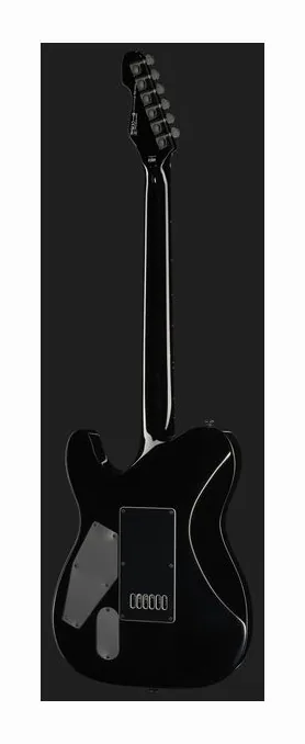 ESP LTD TE-1000ET Charcoal Burst, cejuela y primeras posiciones del diapasón