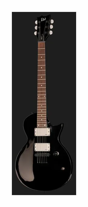ESP LTD TED-EC BLK, cejuela y primeras posiciones del diapasón