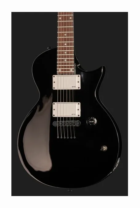 ESP LTD TED-EC BLK, mástil y diapasón vistos de lado