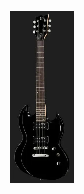 ESP LTD Viper-10 BLK, pala con clavijeros y logotipo