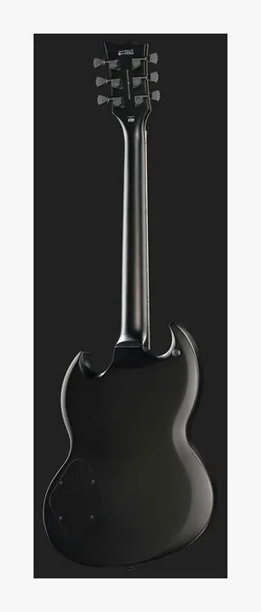 ESP LTD Volsung Oxblood Satin, cejuela y primeras posiciones del diapasón