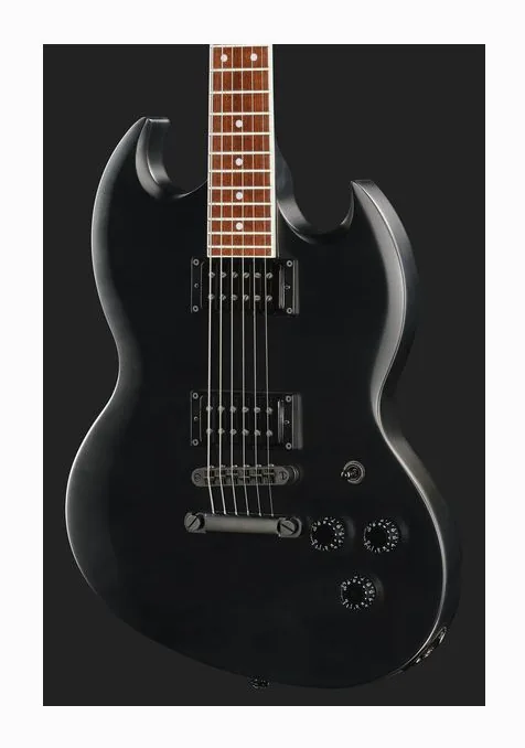 ESP LTD Volsung Oxblood Satin, cuerpo y acabado en primer plano
