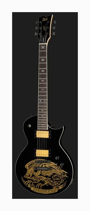 ESP LTD WA Warbird Will Adler BK, vista trasera del cuerpo