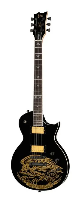 ESP LTD WA Warbird Will Adler BK fotografiado de frente