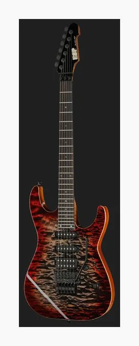 ESP M-III FR FM SD BH BLOOD MOON, cuerpo y acabado en primer plano
