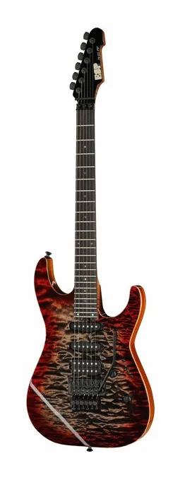 ESP M-III FR FM SD BH BLOOD MOON fotografiado de frente