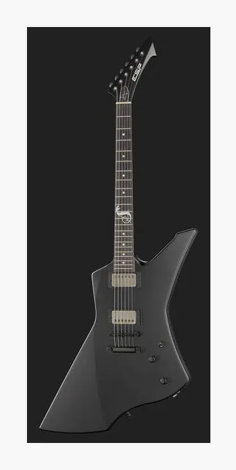 ESP Snakebyte BLKS James Hetfield, curvas del cuerpo vistas desde arriba