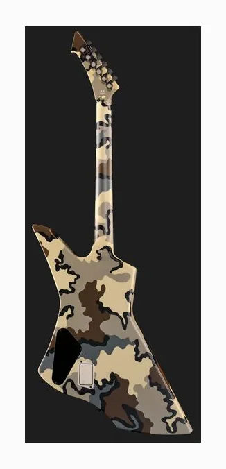 ESP Snakebyte Camo, curvas del cuerpo vistas desde arriba