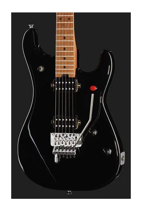 Evh 5150 DX Baked Maple LMZ, curvas del cuerpo vistas desde arriba