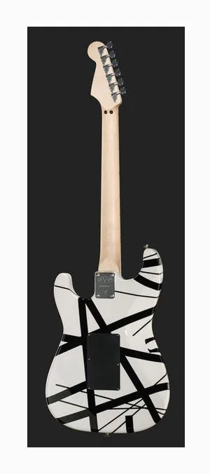 Evh Stripe White, puente y clavijeros de afinación