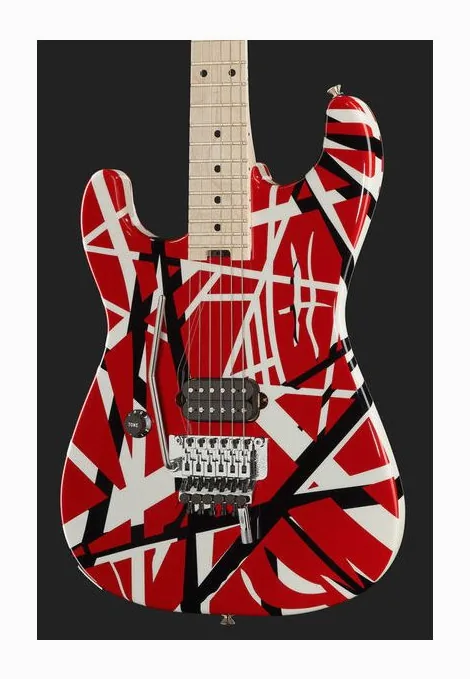Evh Striped LH RBWS, perfil lateral del cuerpo