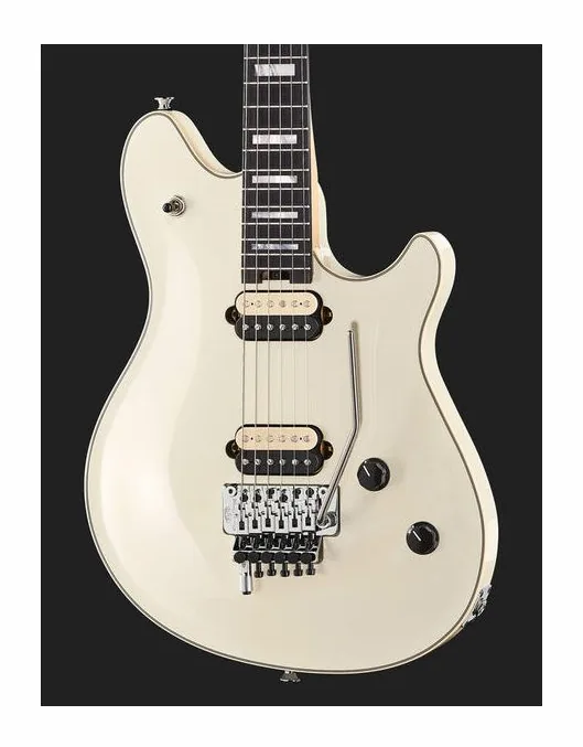 Evh Wolfgang USA Ivory, cuerpo y acabado en primer plano