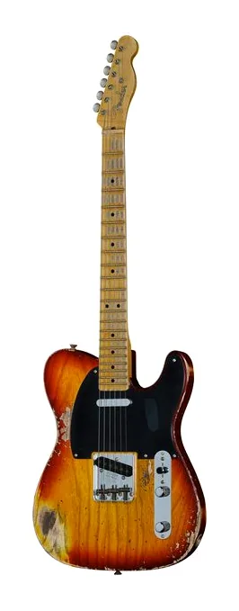 Fender 1951 Nocaster Super HR NBL fotografiado de frente