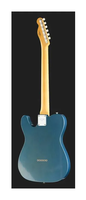 Fender 1966 Tele DLX CC Aged LPB, mástil y diapasón vistos de lado