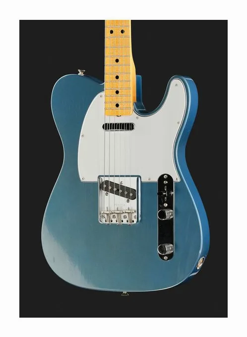 Fender 1966 Tele DLX CC Aged LPB, curvas del cuerpo vistas desde arriba