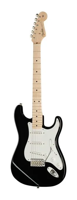 Fender 50 Strat Black NOS fotografiado de frente
