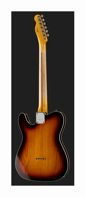 Fender 50s Tele Custom C3CS Relic, perfil lateral del cuerpo