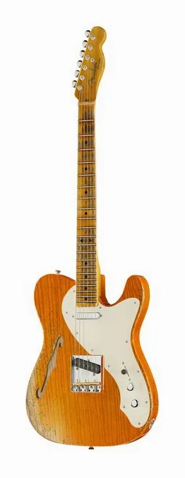 Fender 50s Thinline Tele SOT HR en primer plano frontal