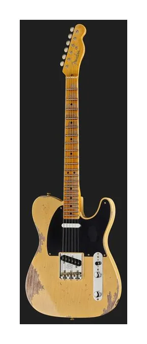 Fender 51 Nocaster Relic NBL MN, cuerpo y acabado en primer plano