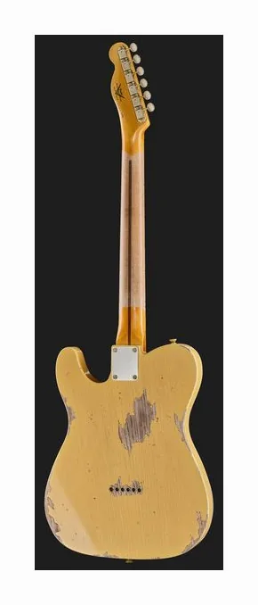 Fender 51 Nocaster Relic NBL MN, vista trasera del cuerpo