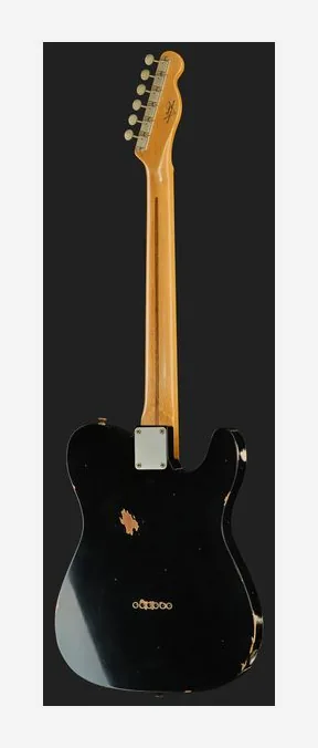 Fender 52 Tele ANB Heavy Relic, cuerpo y acabado en primer plano