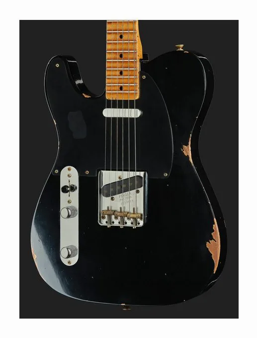 Fender 52 Tele ANB Heavy Relic, cejuela y primeras posiciones del diapasón