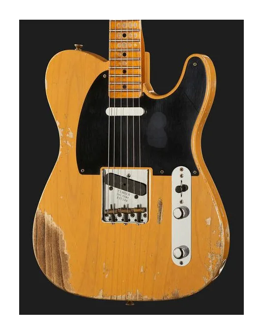 Fender 52 Telecaster BB Heavy Relic, cejuela y primeras posiciones del diapasón