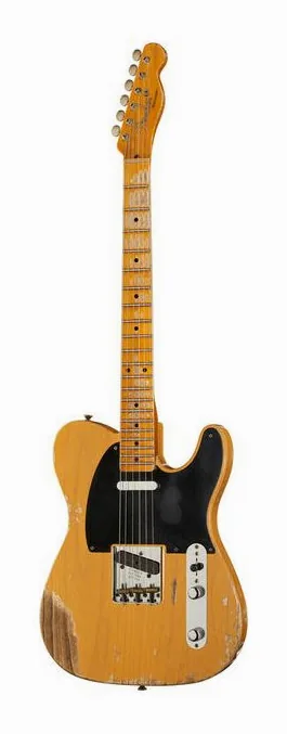 Fender 52 Telecaster BB Heavy Relic fotografiado de frente