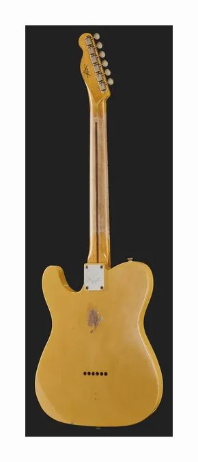 Fender 53 Tele BTB Relic MN, puente y clavijeros de afinación