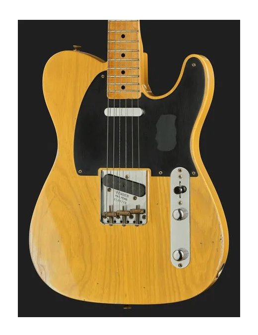Fender 53 Tele BTB Relic MN, cuerpo y acabado en primer plano