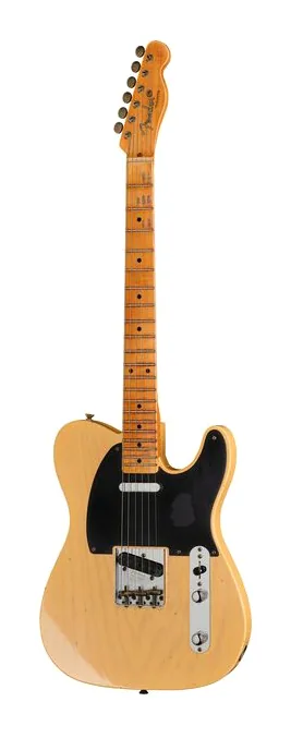 Fender 54 Tele Jmr FANB en primer plano frontal