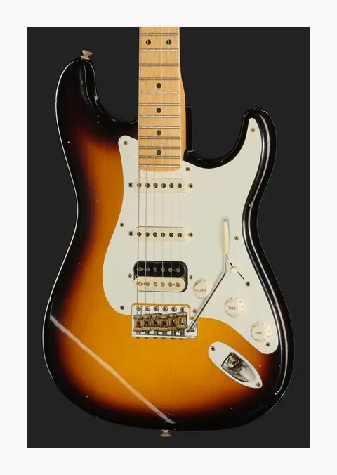 Fender 55 Strat Closet Classic MW, perfil lateral del cuerpo