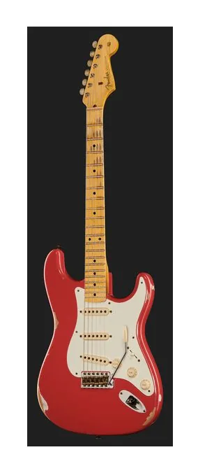 Fender 57 Strat DLX CC AIS, mástil y diapasón vistos de lado
