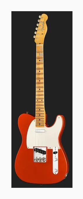 Fender 57 Tele Relic ACT, curvas del cuerpo vistas desde arriba