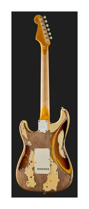 Fender 59 Strat AVWoC3CS Super Relic, mástil y diapasón vistos de lado