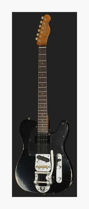 Fender 60 Tele Bigsby Relic FHB, pastillas y mandos de control