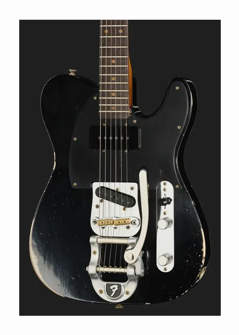 Fender 60 Tele Bigsby Relic FHB, selector de pastillas y jack de salida