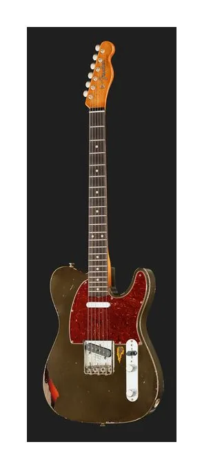 Fender 60s Tele Relic CF over 3TSB, perfil lateral del cuerpo