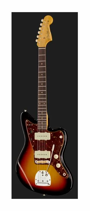 Fender 62 Jazzmaster A3CS Relic, curvas del cuerpo vistas desde arriba