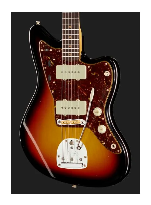 Fender 62 Jazzmaster A3CS Relic, cuerpo y acabado en primer plano