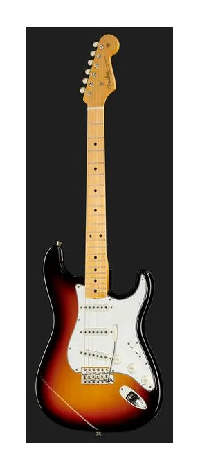 Fender 62 Strat ASR Relic, cuerpo y acabado en primer plano