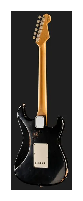 Fender 63 Strat AFR Heavy Relic, curvas del cuerpo vistas desde arriba