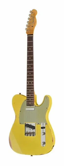 Fender 63 Tele Relic 3-Tone Sunburst visto de frente
