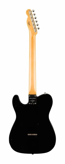 Fender 63 Telecaster Black JM, vista trasera del cuerpo